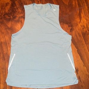 Mens light blue sleeveless Lulu shirt. Mens medium. Good as new